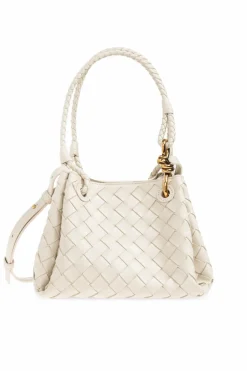 Bottega Veneta kremowy Torba do ręki ‘Parachute Small’