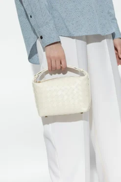 Bottega Veneta kremowy Torba do ręki `Wallace`