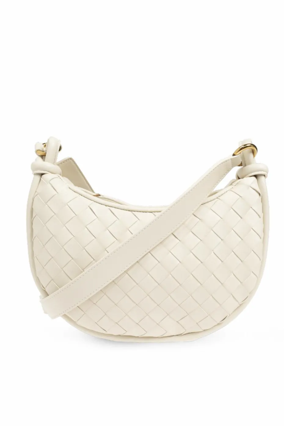 Bottega Veneta kremowy Torba na ramię `Gemelli`