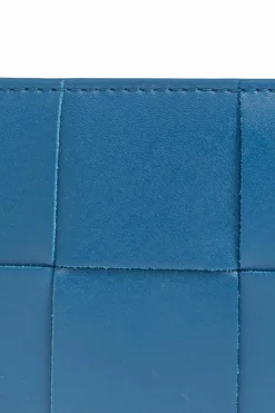 Bottega Veneta NIEBIESKI Skórzane etui na karty