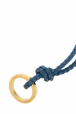 Bottega Veneta NIEBIESKI Smycz z karabińczykiem