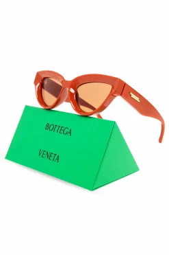 Bottega Veneta POMARAŃCZOWY Okulary przeciwsłoneczne