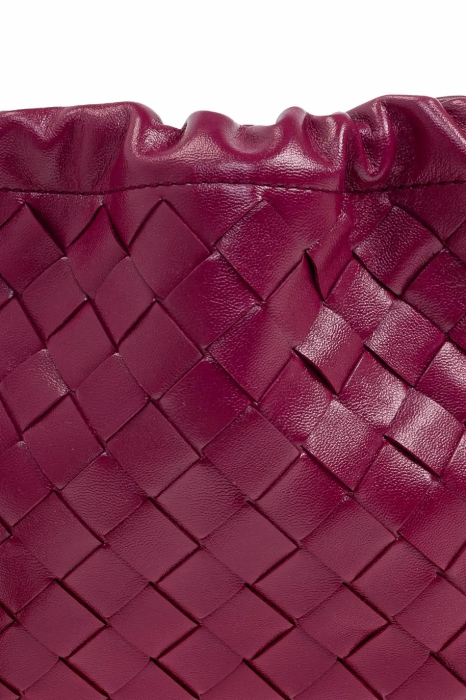 Bottega Veneta RÓŻOWY Skórzna torba na ramię