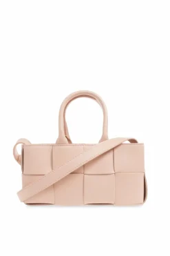 Bottega Veneta RÓŻOWY Torba na ramię ‘Arco East-West Mini’