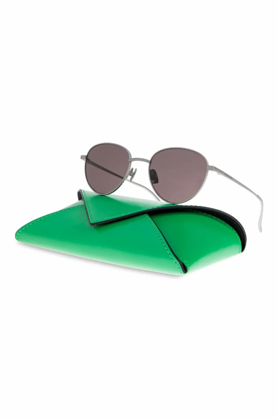 Bottega Veneta SREBRNY Okulary przeciwsłoneczne