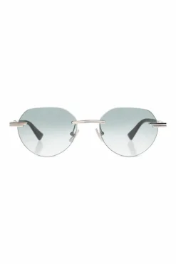 Bottega Veneta SREBRNY Okulary przeciwsłoneczne
