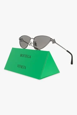 Bottega Veneta SREBRNY Okulary przeciwsłoneczne