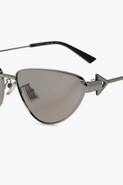 Bottega Veneta SREBRNY Okulary przeciwsłoneczne