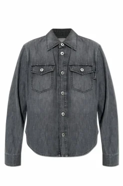 Bottega Veneta SZARY Jeansowa koszula