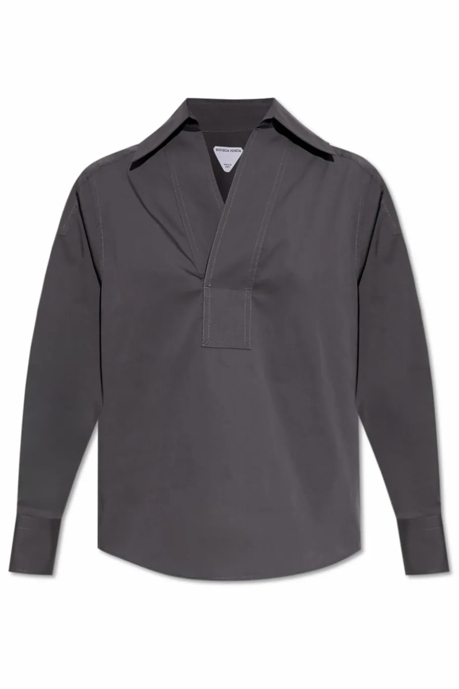 Bottega Veneta SZARY Koszula z kołnierzem