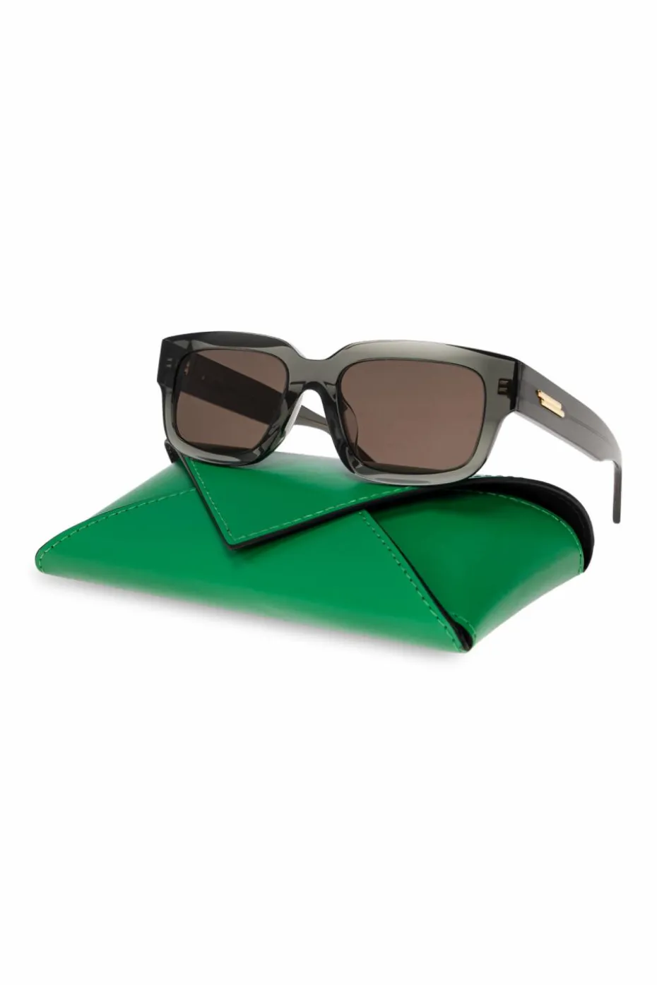 Bottega Veneta SZARY Okulary przeciwsłoneczne