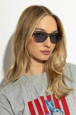 Bottega Veneta SZARY Okulary przeciwsłoneczne