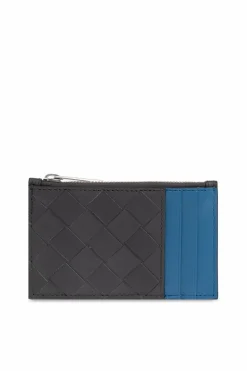 Bottega Veneta SZARY Skórzane etui na karty