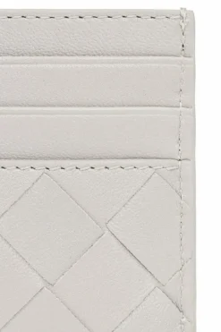 Bottega Veneta SZARY Skórzane etui na karty