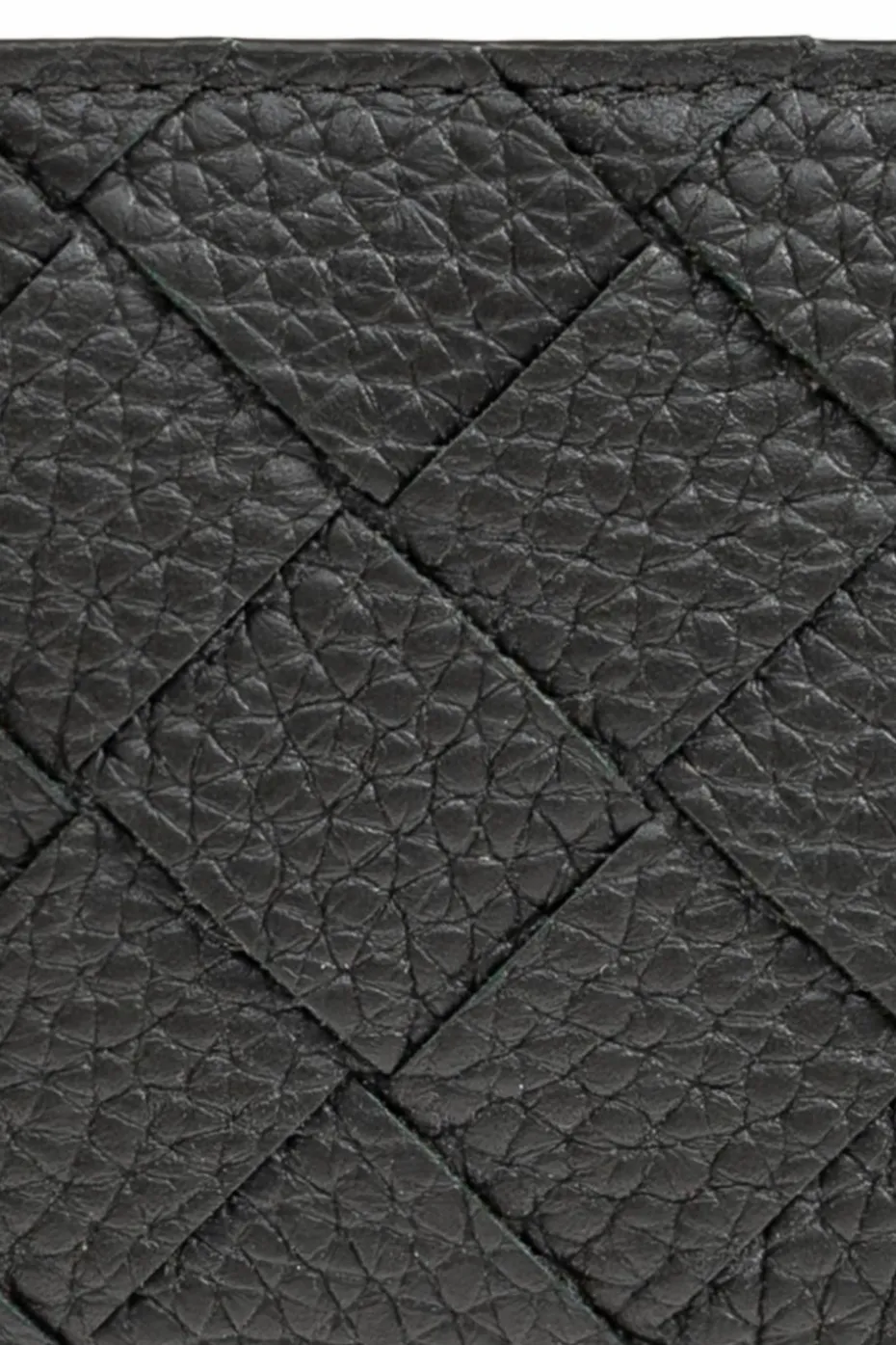 Bottega Veneta SZARY Skórzane etui na karty