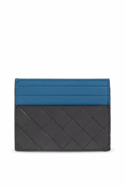 Bottega Veneta SZARY Skórzane etui na karty