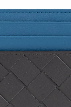 Bottega Veneta SZARY Skórzane etui na karty