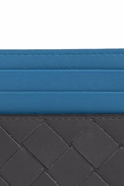 Bottega Veneta SZARY Skórzane etui na karty