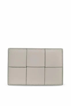 Bottega Veneta SZARY Skórzane etui na karty