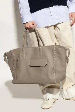 Bottega Veneta SZARY Torba podręczna `Cabat Large`