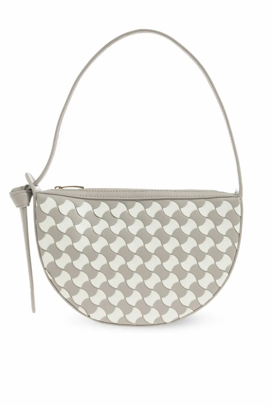 Bottega Veneta SZARY Torba na ramię ‘Sunrise Mini’