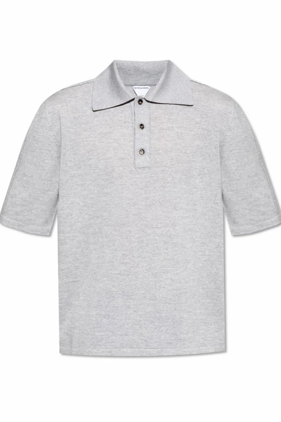 Bottega Veneta SZARY Wełniane polo