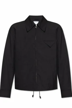 Bottega Veneta SZARY Wełniana kurtka