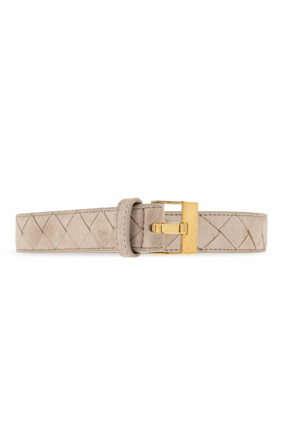 Bottega Veneta SZARY zamszowy pasek
