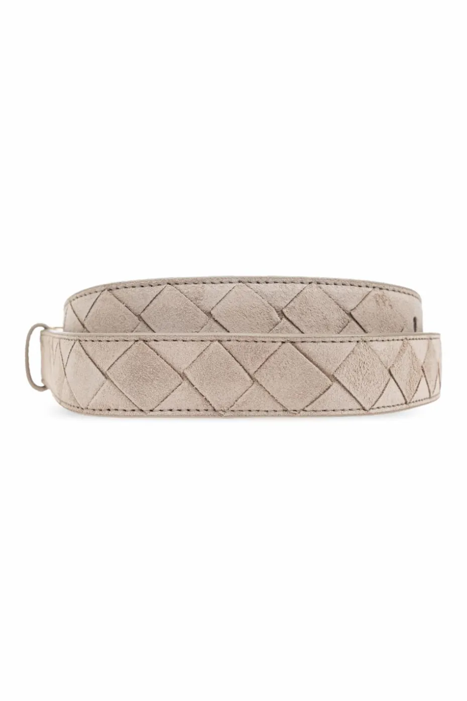 Bottega Veneta SZARY zamszowy pasek