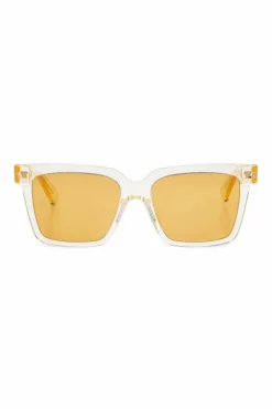 Bottega Veneta ŻÓŁTY Okulary przeciwsłoneczne
