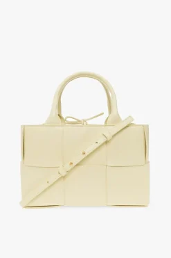 Bottega Veneta ŻÓŁTY Torba `Arco Mini` typu `shopper`