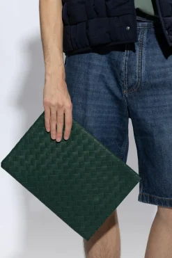Bottega Veneta ZIELONY Etui ‘Intrecciato’