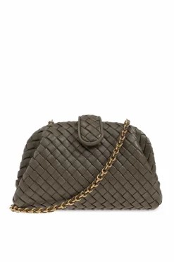 Bottega Veneta ZIELONY Kopertówka `Lauren 1980 Small`