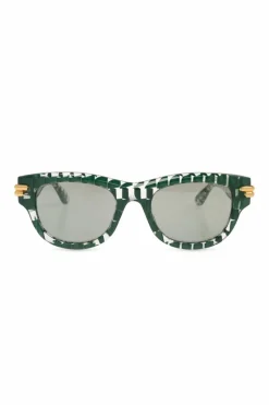 Bottega Veneta ZIELONY Okulary przeciwsłoneczne