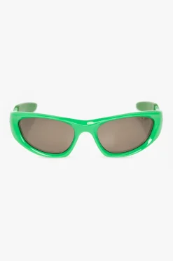 Bottega Veneta ZIELONY Okulary przeciwsłoneczne