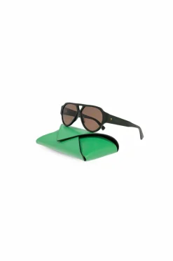 Bottega Veneta ZIELONY Okulary przeciwsłoneczne