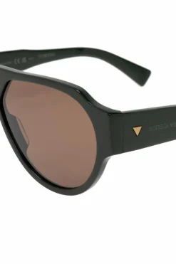 Bottega Veneta ZIELONY Okulary przeciwsłoneczne