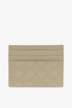 Bottega Veneta ZIELONY Skórzane etui na karty