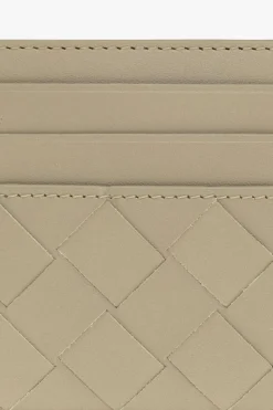 Bottega Veneta ZIELONY Skórzane etui na karty