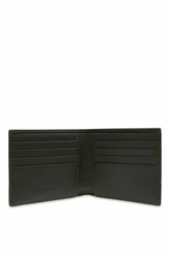 Bottega Veneta ZIELONY Skórzany portfel