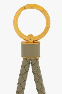 Bottega Veneta ZIELONY Skórzany brelok