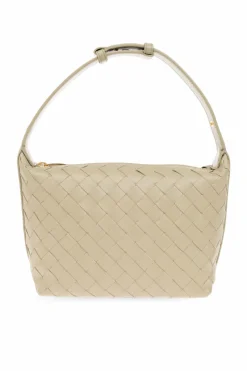 Bottega Veneta ZIELONY Skórzana torba na ramię