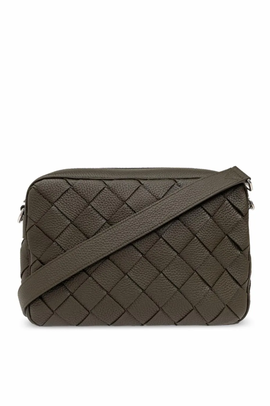 Bottega Veneta ZIELONY Skórzana torba na ramię