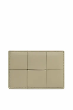 Bottega Veneta ZIELONY Skórzane etui na karty