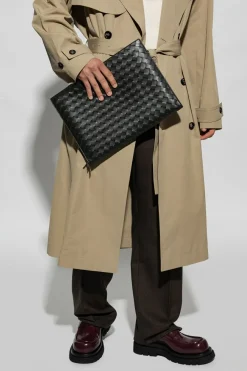 Bottega Veneta ZIELONY Skórzane etui na dokumenty ‘Intrecciato’