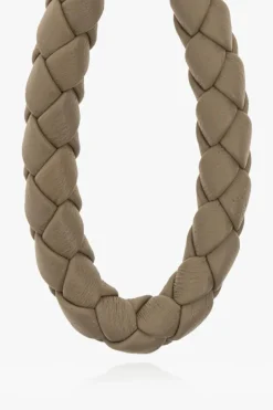 Bottega Veneta ZIELONY Skórzany brelok