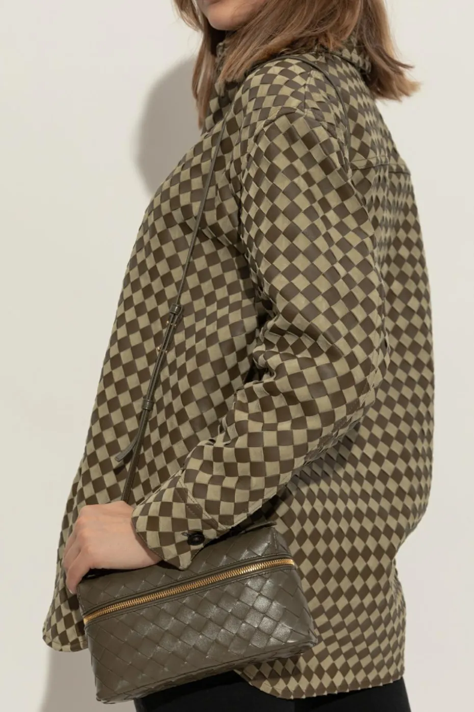 Bottega Veneta ZIELONY Torba do ręki `Bang Bang`