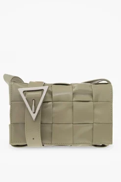 Bottega Veneta ZIELONY Torba na ramię ‘Cassette Small’