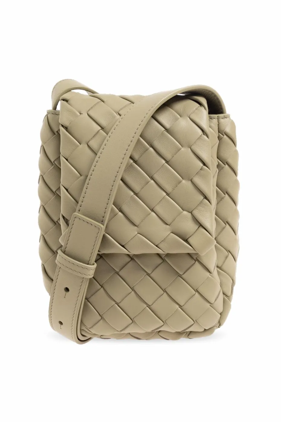 Bottega Veneta ZIELONY Torba na ramię ‘Vertical Cobble Mini’