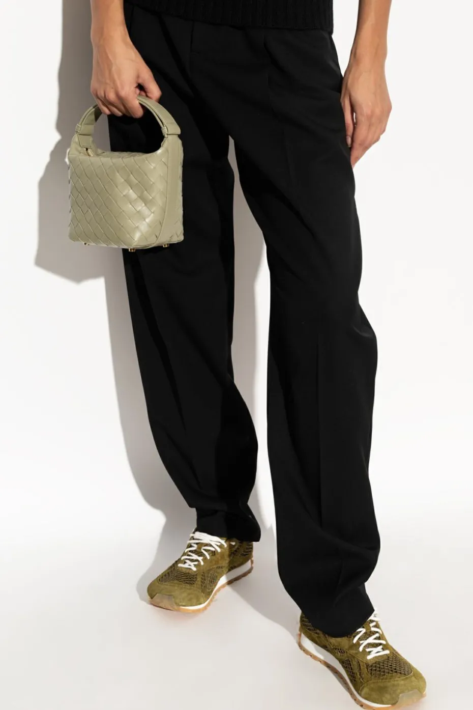 Bottega Veneta ZIELONY Torba do ręki ‘Candy Wallace’